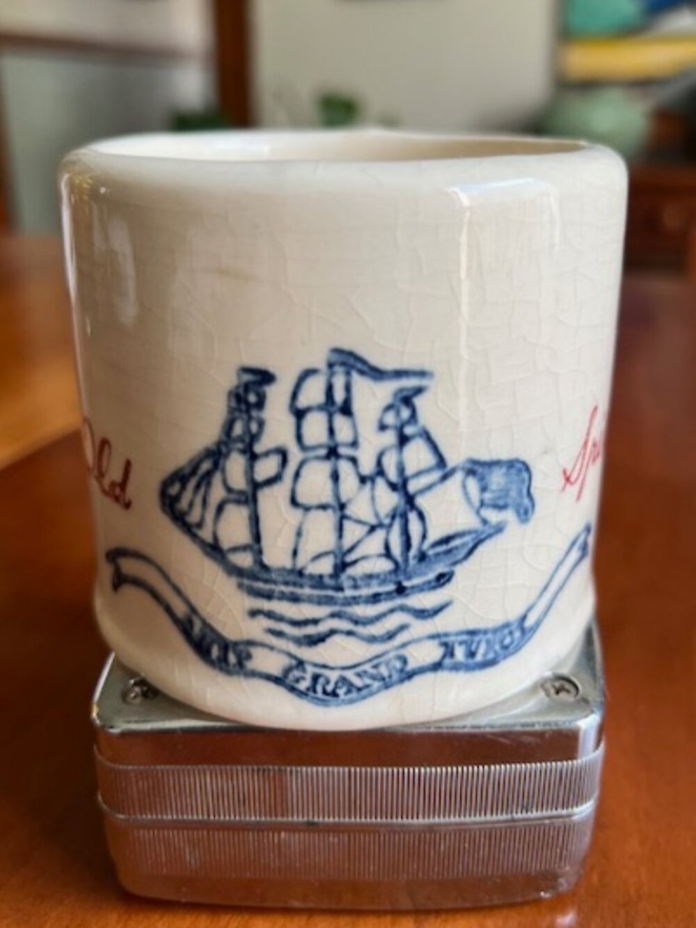 VTG Hull "Early American" Old Spice Shaving Ivory Mug